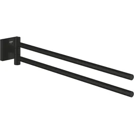 Grohe Start Cube Handtuchhalter 2-armig Mattschwarz 409762430