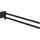 Grohe Start Cube Handtuchhalter 2-armig Mattschwarz 409762430