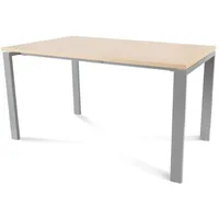 Rocada Schreibtisch Total BxTxH 140x80x73cm Gestell grau Platte Melamin