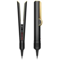 Dyson Airstrait onyx-black/gold