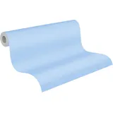 A.S. Création Unitapete Little Love Tapete einfarbig unifarben PVC-freie Vliestapete blau FSC®