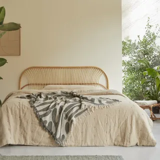 Tikamoon Bett-Kopfteil aus Rattanstäben 180 Colette