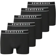 SCHIESSER Boxershorts 95/5 schwarz XXL 5er Pack