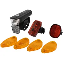 Fischer Fahrrad-Aufrüst-Set Beleuchtungsset