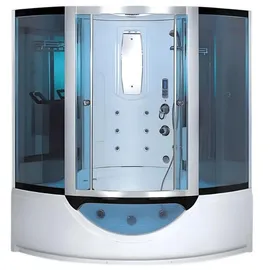 auq2a Dusche Hydromassagedusche Massageduschkabine Glaskabine Duschkabine 156x156 cm,