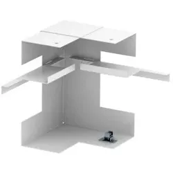OBO 6278240 Inneneck vereinfacht asymmetrisch 70x170x128 Stahl reinweiß RAL 9010 GS-DI70170RW