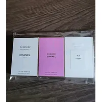 Parfumproben für Damen, Chanel Chance + Mademoiselle + No.5 L'EAU,  3  x 1.5 ml