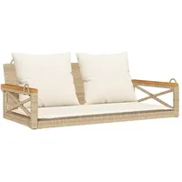 vidaXL Hängebank 109 x 62 x 40 cm Beige