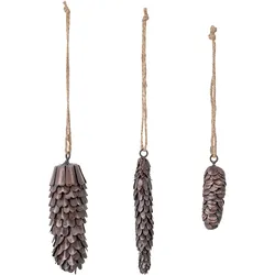 Bloomingville - Mildrid Ornament, braun (3er-Set)