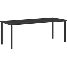 vidaXL Gartentisch 200 x 80 x 73 cm Schwarz