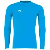 Uhlsport Distinction langarm Funktionsshirt cyan 116