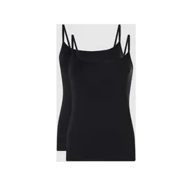 SKINY Advantage Micro Spaghettishirt Schwarz 40