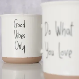 Boltze Tasse Vibo 0,2 l Schwarz 2 St.