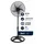 Opviq KTF-340 50 cm Standventilator Schwarz