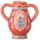 Bloomingville Odina Vase Rot Steingut, T11xH15xB16 cm