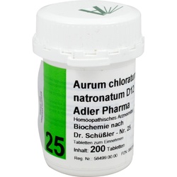 Biochemie Adler 25 Aurum Chlor.natronat.d12 Adler 200 ST