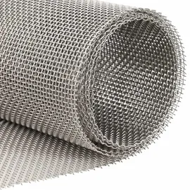 vidaXL Mesh Bildschirm 40 x 200 cm Silber/Edelstahl