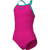 Arena Badeanzug Mädchen Light Drop-Back Einfarbig - freak Rose-water-water-water