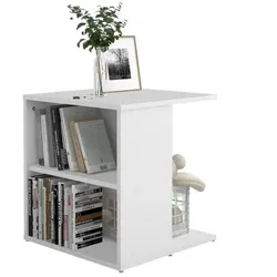 Beistelltisch Spanplatte V2 | vidaXL : Farbe - Weiss