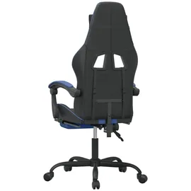 vidaXL Gaming-Stuhl Blau Schwarz