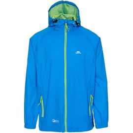 Trespass Qikpac Jacket Kompakt Zusammenrollbare Wasserdichte Regenjacke, Blau (Cobalt), XL