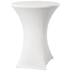 Tischhusse Für Stehtische Samba D2 Weiß 85Cm