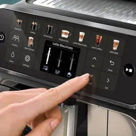 Philips 5500 Series LatteGo EP5549/70 Schwarz/Silber