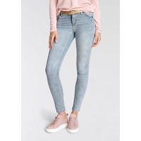 TAMARIS Skinny-fit-Jeans im Five-Pocket-Style Gr. 40, N-Gr, blue-bleached, , 43197832-40 N-Gr