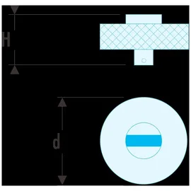 FACOM Umschaltknarre 1/4" ohne Griff