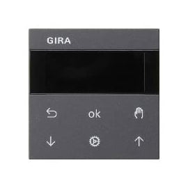 Gira 536628 S3000 Jalousie- + Schaltuhr Display System 55 Anthrazit