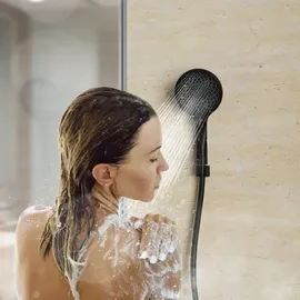 Schütte Handbrause CAPRI Schwarz matt