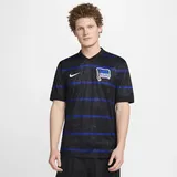 Hertha BSC 2024/25 Stadium Away Nike Replica Fußballtrikot mit Dri-FIT-Technologie für Herren - Schwarz, S