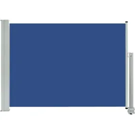 vidaXL Ausziehbare Seitenmarkise 80 x 300 cm blau