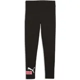 Puma Leggings ESS 2 COLOR NO.1 LOGO LEGGINGS G enge Passform, für Sportmode und Streetwear schwarz 176