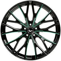 Barracuda Project 3.0 black gloss flashgreen Alufelge grün