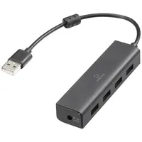 Renkforce RF-USBH-110 4 Port USB 2.0-Hub Schwarz