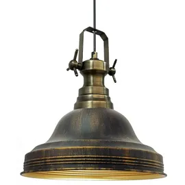 Bamyum Ulmete Einzelpendelleuchte, Antik-farbe, Für Wohnzimmer, Büro, Hotel, Restaurant, Vintage-design