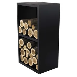 Magnus Kaminholzregal R155 Metall 45 x 30 x 80 cm Schwarz