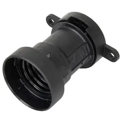 ILLU Montage Fassung E-27 Schraubgewinde - schwarz - max 40W für H05RNH2-F1,5 un...