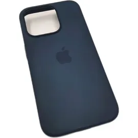 Apple iPhone 15 Pro Silikon Case sturmblau