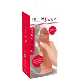Realistixxx Naturdildo „Real Skin“ mit Saugfuß, hautfarben hell
