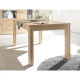Esstisch Esma 14 Eiche bianco teilmassiv 160(260)x90x77 cm Tisch