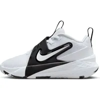 Nike Team Hustle D jüngere Kinder Basketballschuh, White/White-Black, 35