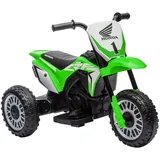 Homcom Kinder Elektro-Motorrad, 6V Kindermotorrad mit Hupe, Startup-Musik, Kinderfahrzeug, 3km/h, für 1,5-3 Jahre, Grün
