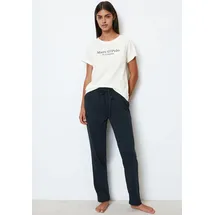 Marc O'Polo Damen, Mix&Match Long Pants Pajama Bottom, Navy, L EU