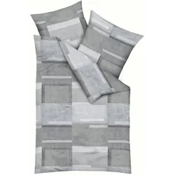 kaeppel Bettwäsche Status 155 x 220 cm Satin Silber