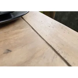 MASSIVMOEBEL24.DE Esstisch Mango 200x100x76 beige lackiert RAILWAY