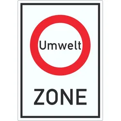 Umweltzone Aufkleber A5 (148x210mm)