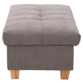 Home Affaire Hocker Lyla mit Stauraum 131 x 42 x 61 cm Grau