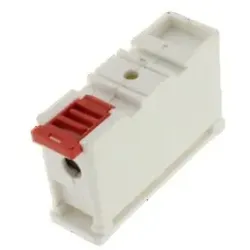 Eaton 32NNSFWHITE Sicherungsunterteil, Niederspannung, 32 A, AC 550 V, BS88/F1, 1P, BS, Vorne angeschlossen, weiß 32A 550V SAFELOC FUSE HOLDER - 10 Stück